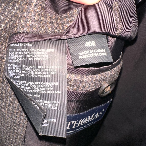 Wool & Cashmere Club Monaco Sports Coat - Picture 3 of 5